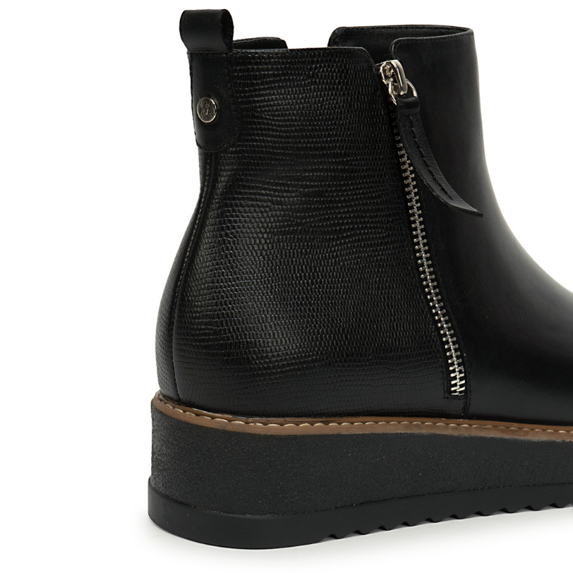 BOTIN JODHPUR LINDA-2625 NEGRO VIALE CUERO - 3