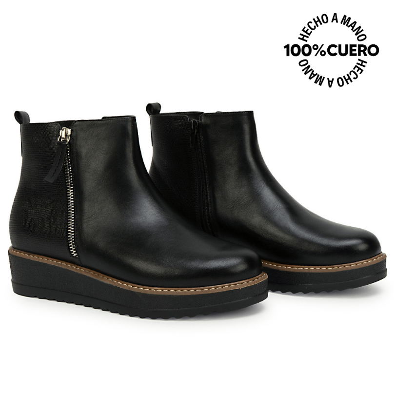 BOTIN JODHPUR LINDA-2625 NEGRO VIALE CUERO - 4