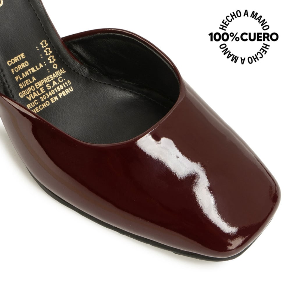 ZAPATO MEDIA ESTACION D'ORSAY ROSY-2601 CHERLACQ VIALE CUERO - 4