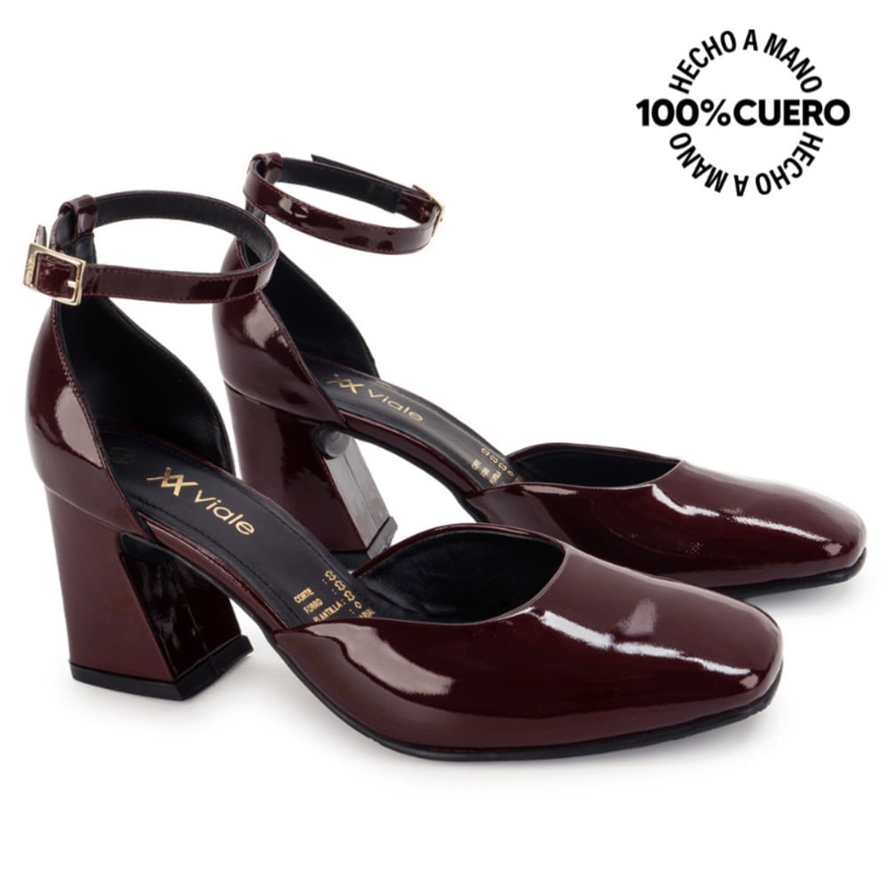 ZAPATO MEDIA ESTACION D'ORSAY ROSY-2601 CHERLACQ VIALE CUERO - 5