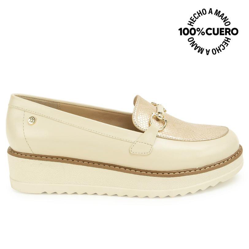 ZAPATO MOCASÍN TATI-2627 MARF/CHAMP VIALE CUERO - 1