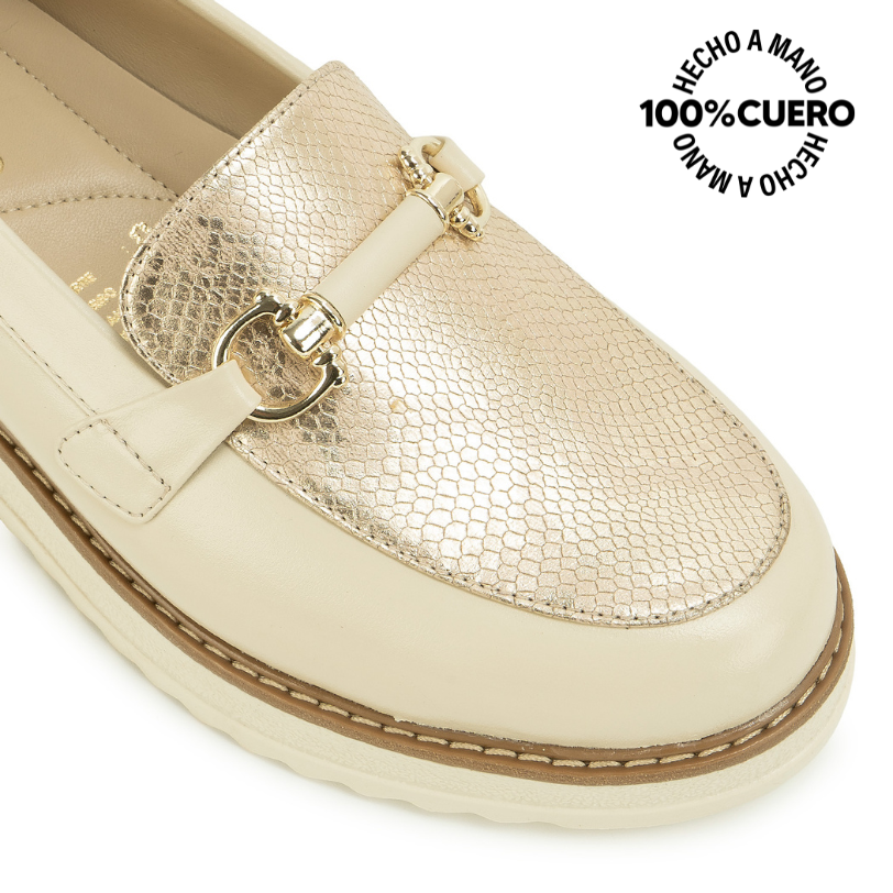 ZAPATO MOCASÍN TATI-2627 MARF/CHAMP VIALE CUERO - 3