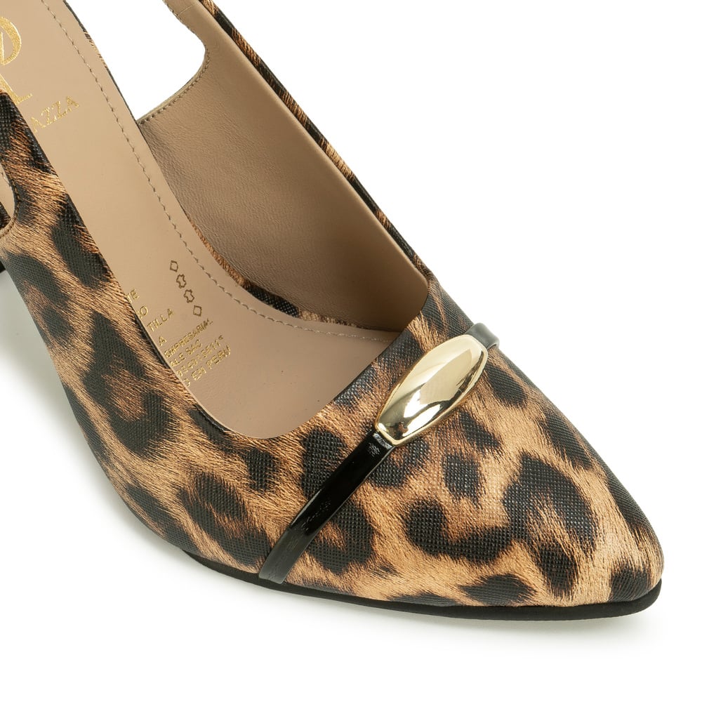 ZAPATO MEDIA ESTACION STILETTO DON-2649 CHEETA PIAZZA - 4
