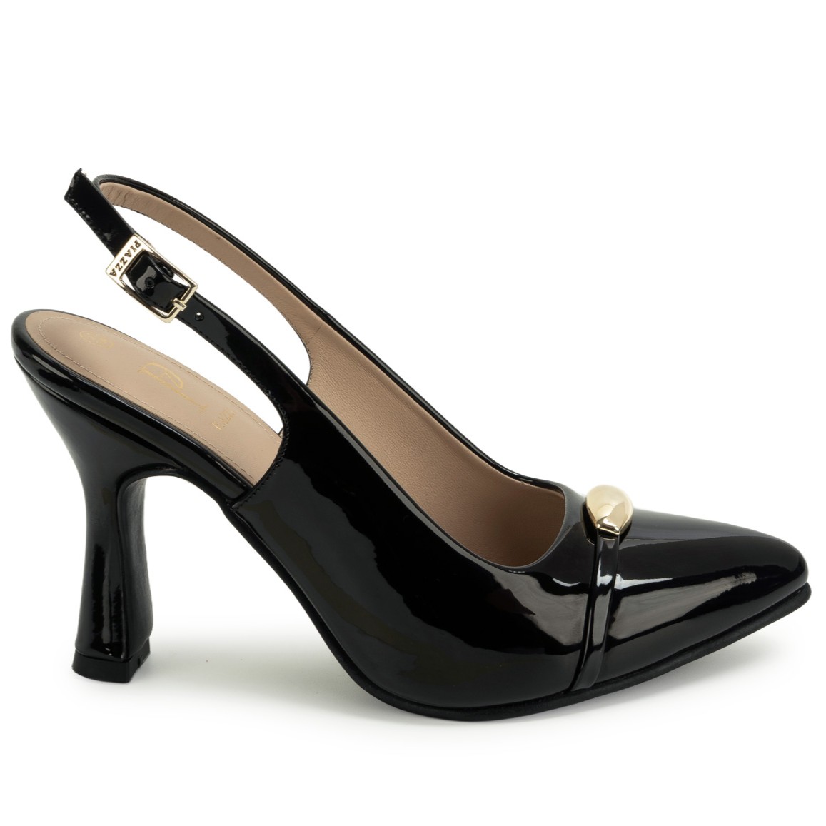 ZAPATO MEDIA ESTACION STILETTO DON-2649 NEGRO PIAZZA - 1