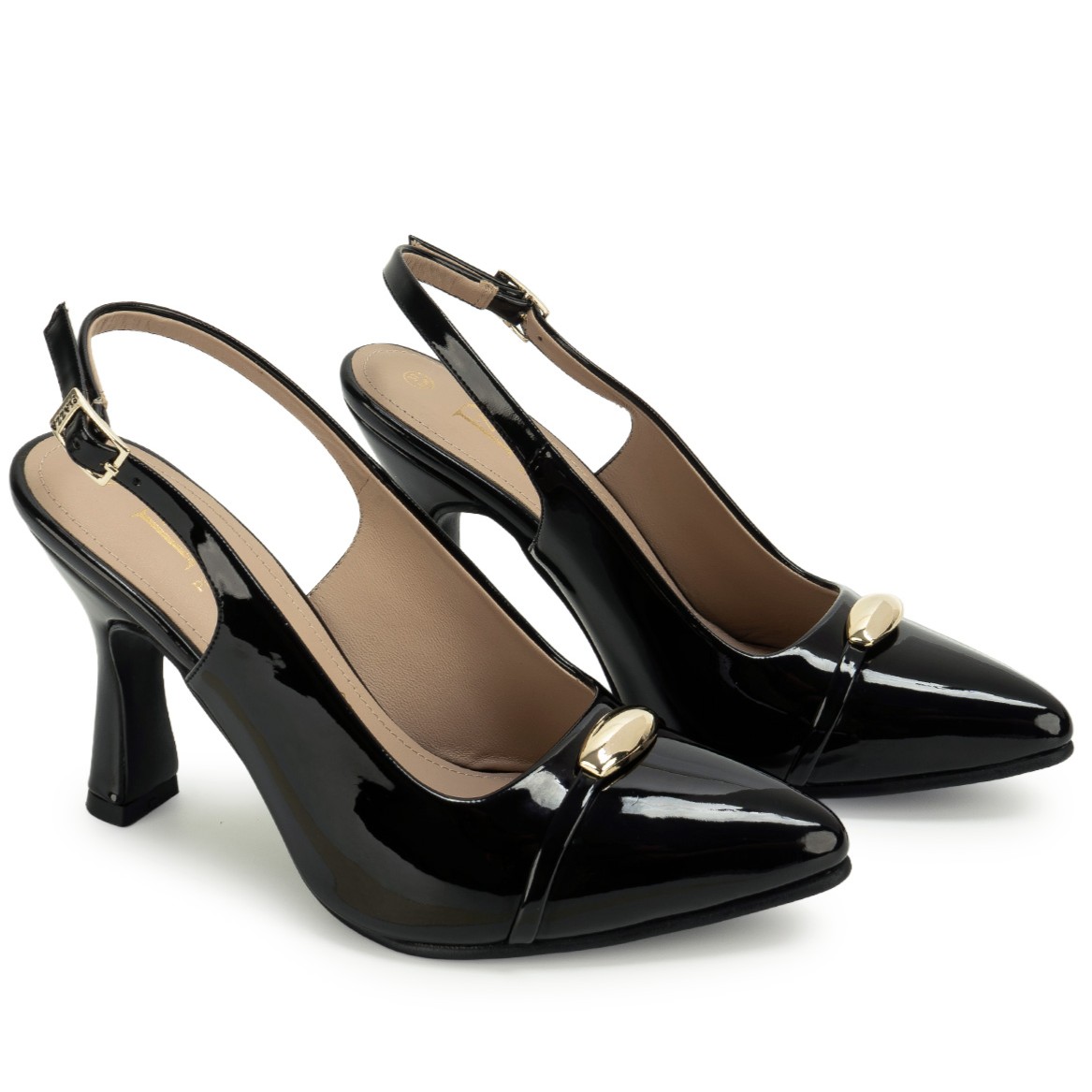 ZAPATO MEDIA ESTACION STILETTO DON-2649 NEGRO PIAZZA - 4