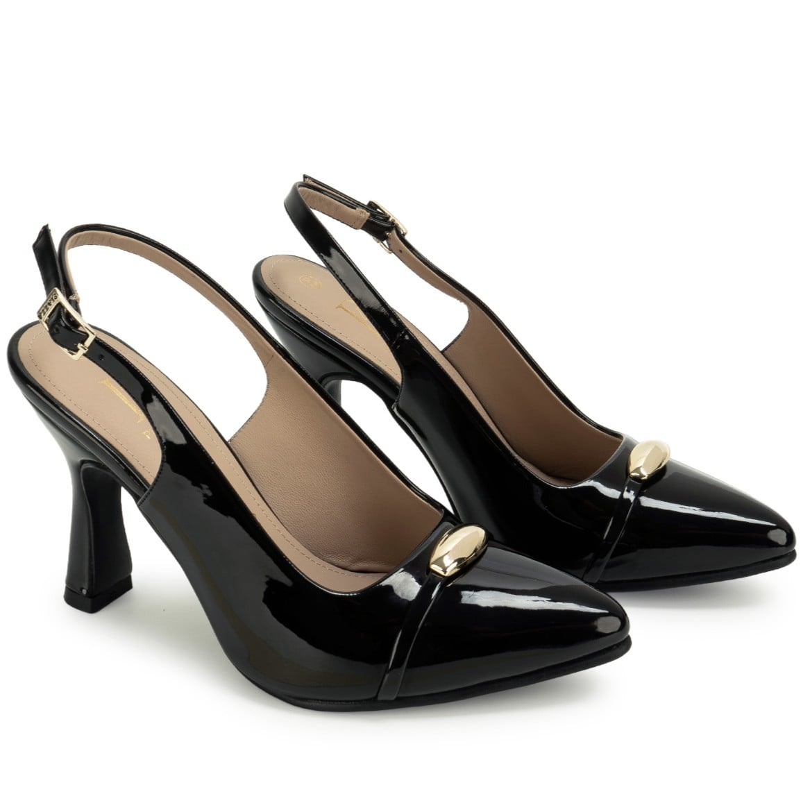ZAPATO MEDIA ESTACION STILETTO DON-2649 NEGRO PIAZZA - 4