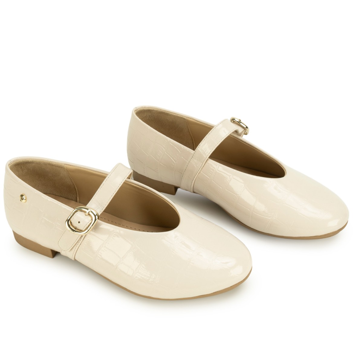 ZAPATO BALLERINA MARISA-2609 HUESO PIAZZA - 4
