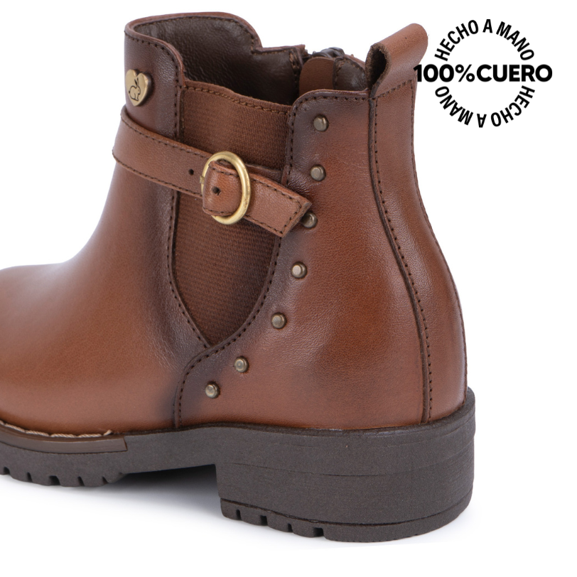 BOTIN BASICO YADIRA-2615 TOFFE RABBIT CUERO - 3