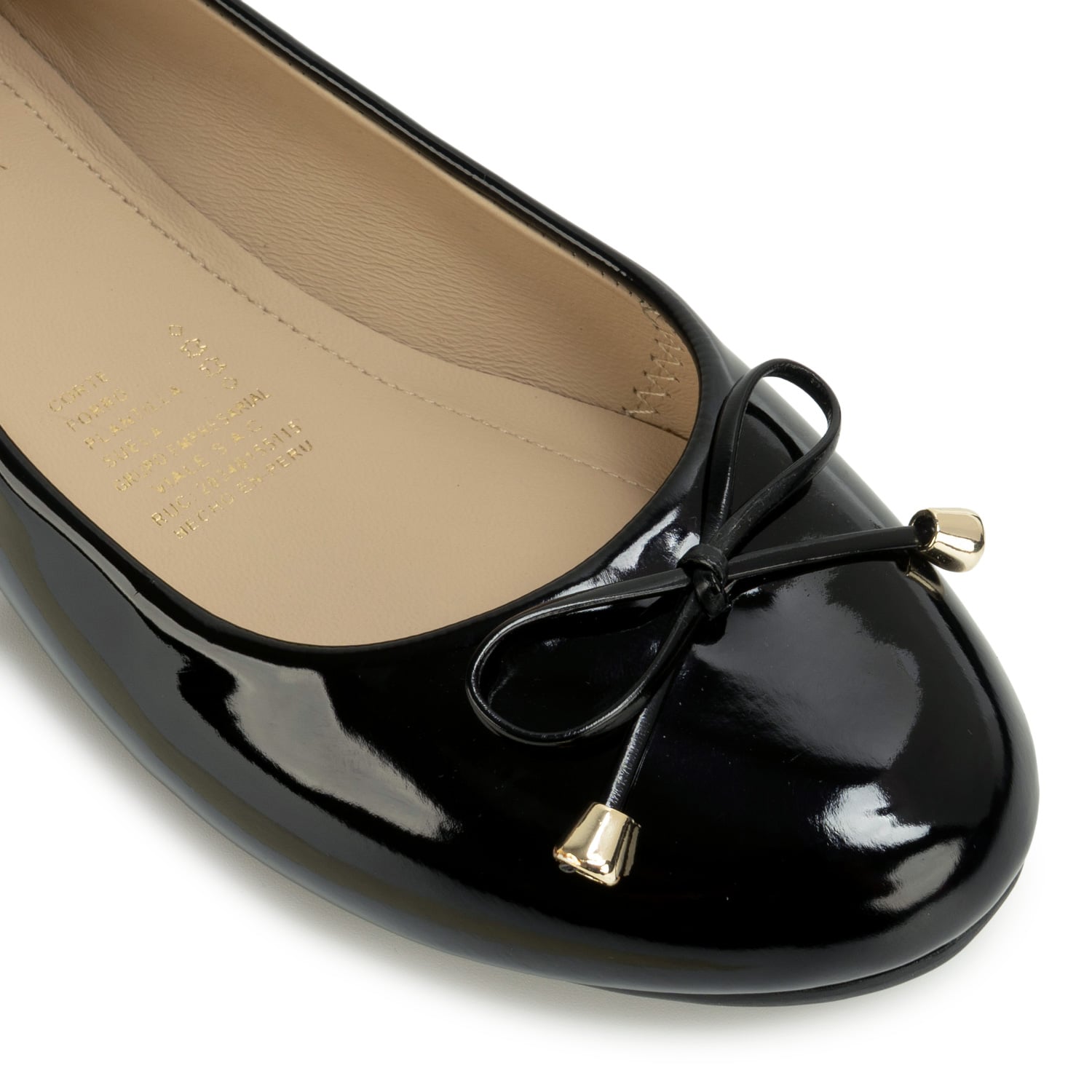 ZAPATO BALLERINA ALAY-2607 NEGRO PIAZZA - 3