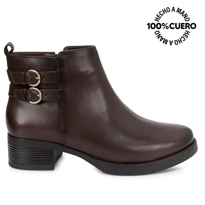 BOTIN JODHPUR SOFI-2643 CHOCOLATE CUERO VIALE - 1