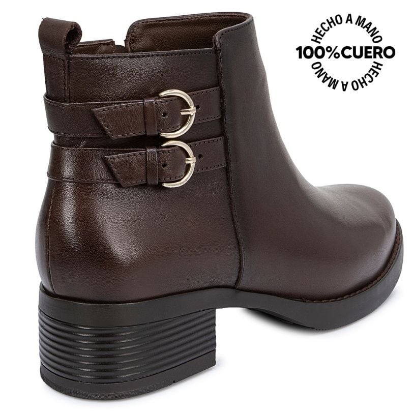 BOTIN JODHPUR SOFI-2643 CHOCOLATE CUERO VIALE - 3