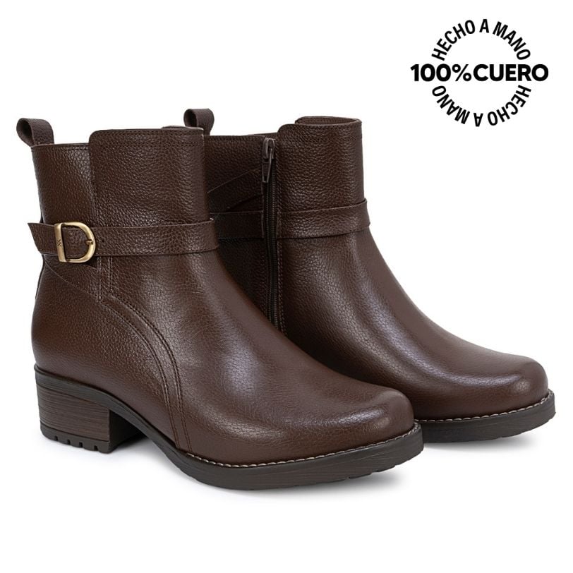 BOTIN DERBY SOFI-2645 AFRICANO CUERO VIALE - 4