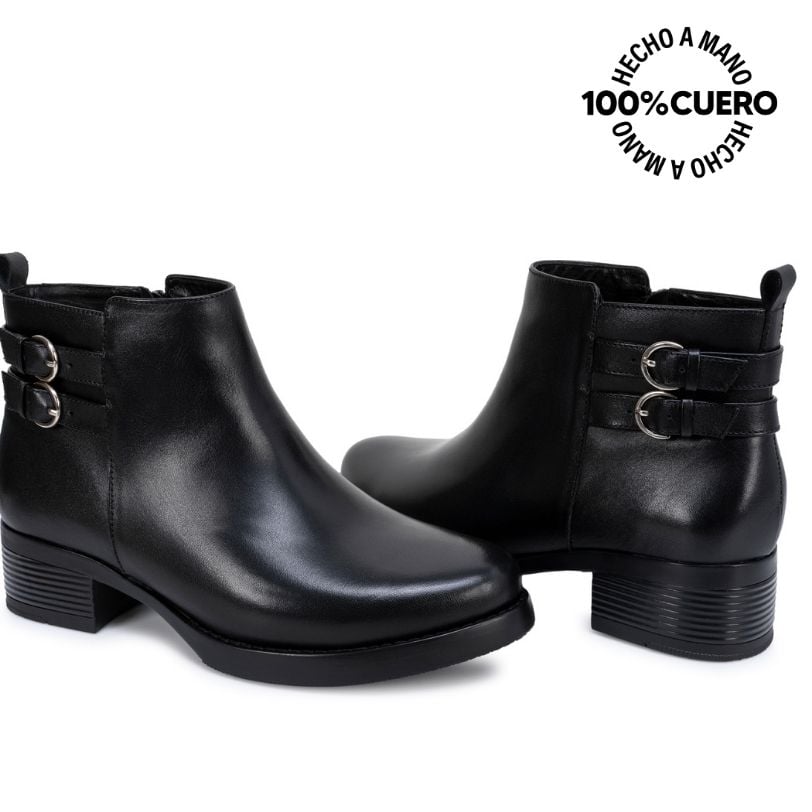 BOTIN JODHPUR SOFI-2643 NEGRO CUERO VIALE - 2
