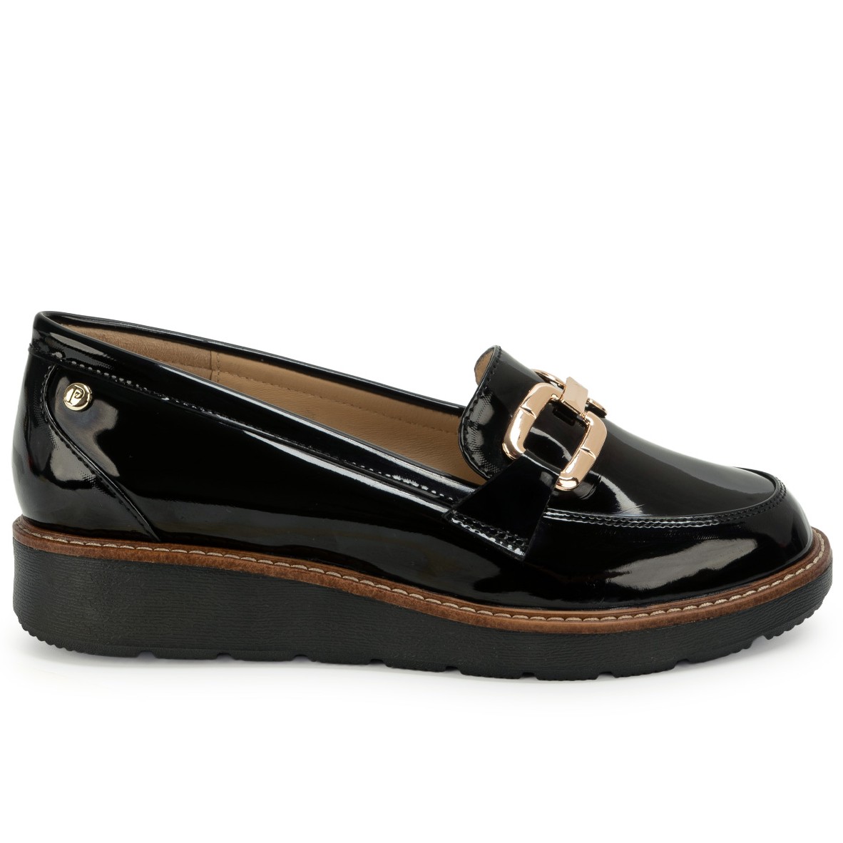 ZAPATO MOCASÍN WAL-2645 NEGRO PIAZZA - 1