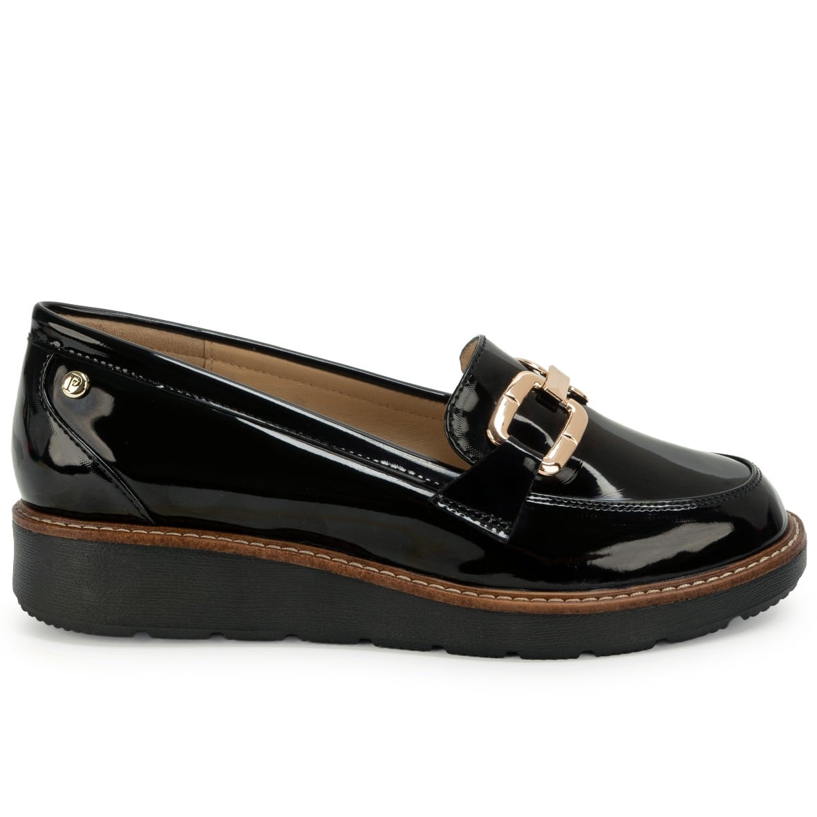 ZAPATO MOCASÍN WAL-2645 NEGRO PIAZZA - 1