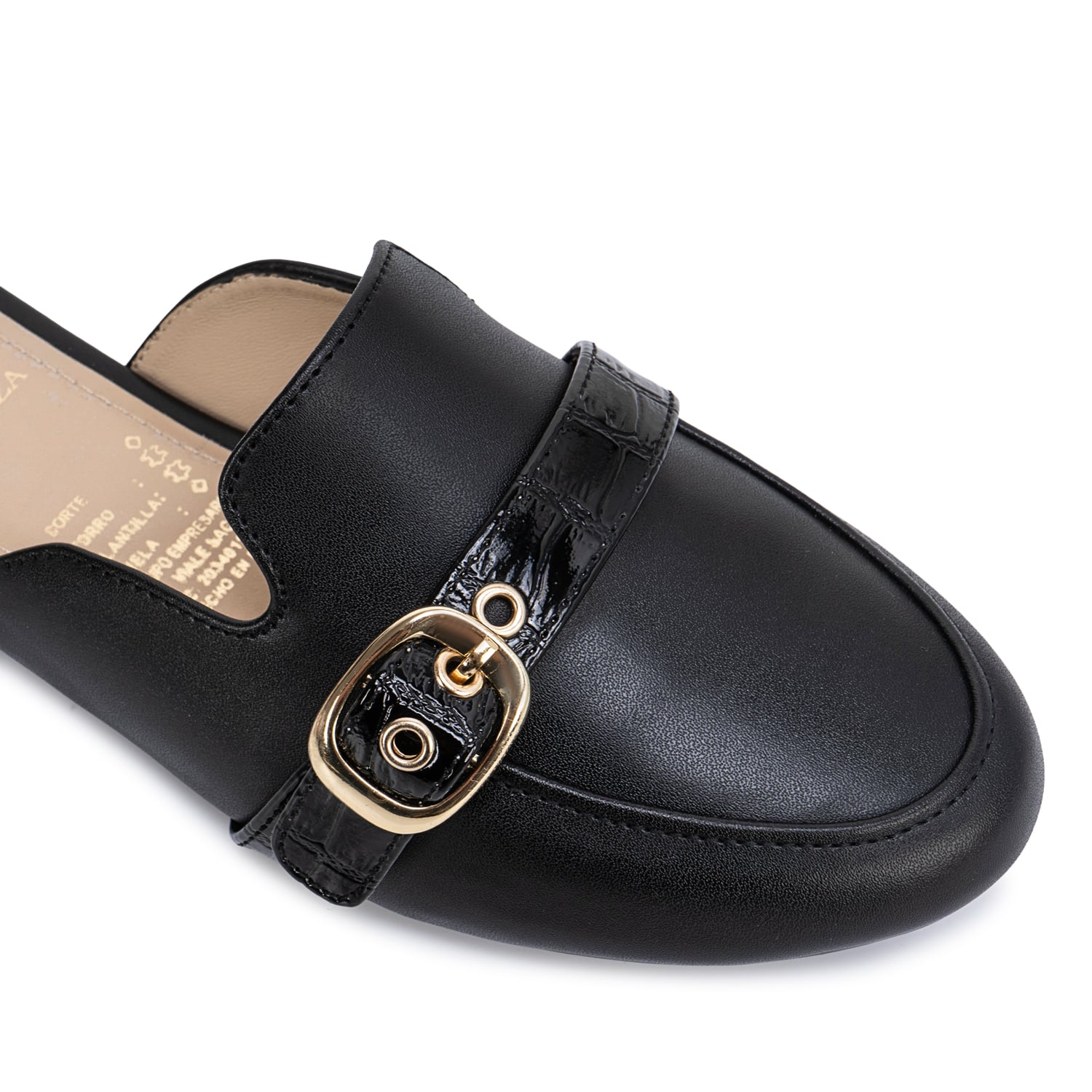 ZAPATO SUECO MARISA-2612 NEGRO PIAZZA - 3
