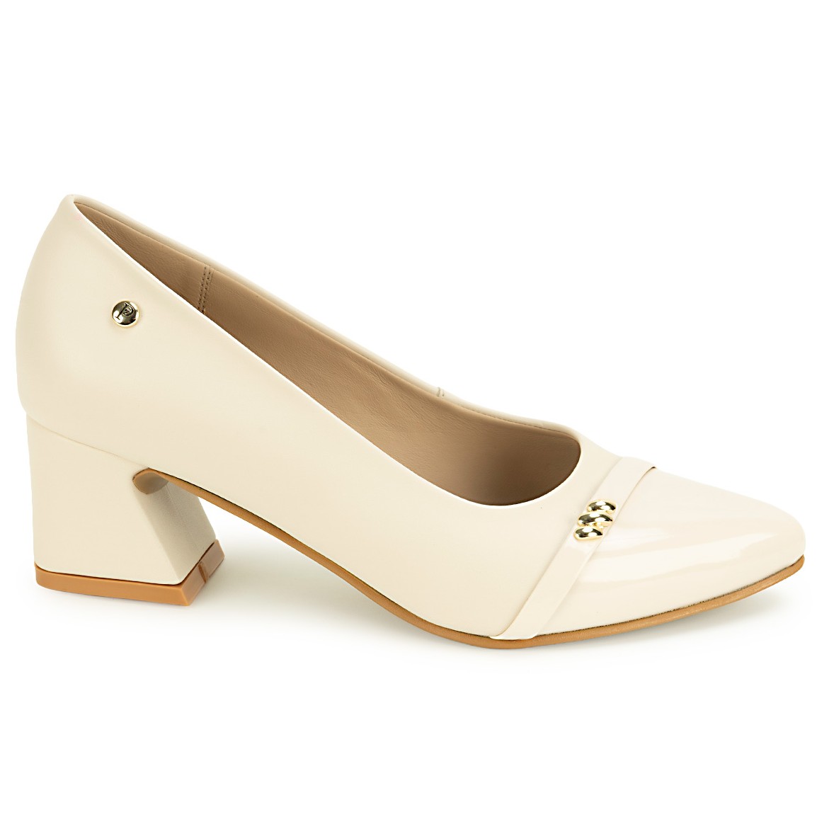 ZAPATO STILETTO DON-2641 HUESO PIAZZA - 1