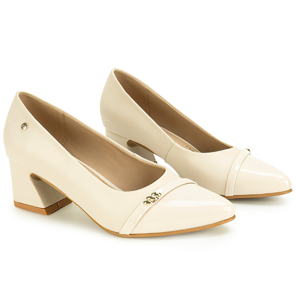 ZAPATO STILETTO DON-2641 HUESO PIAZZA - 4