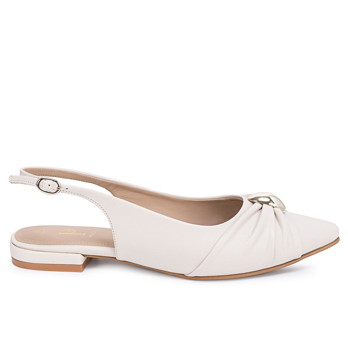 ZAPATO STILETTO DON-2651 HUESO PIAZZA - 1