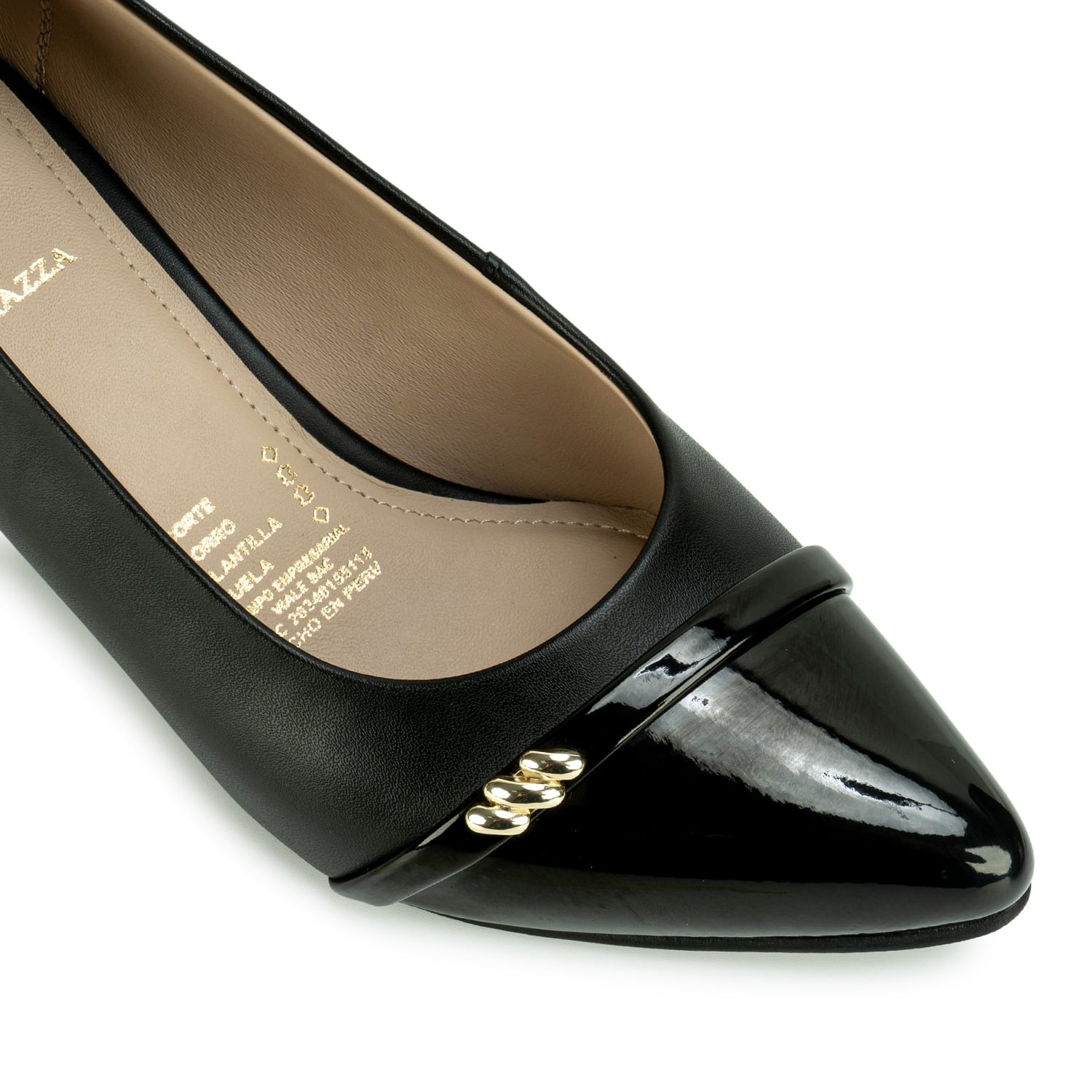 ZAPATO STILETTO CASUAL DON-2641 NEGRO PIAZZA - 3