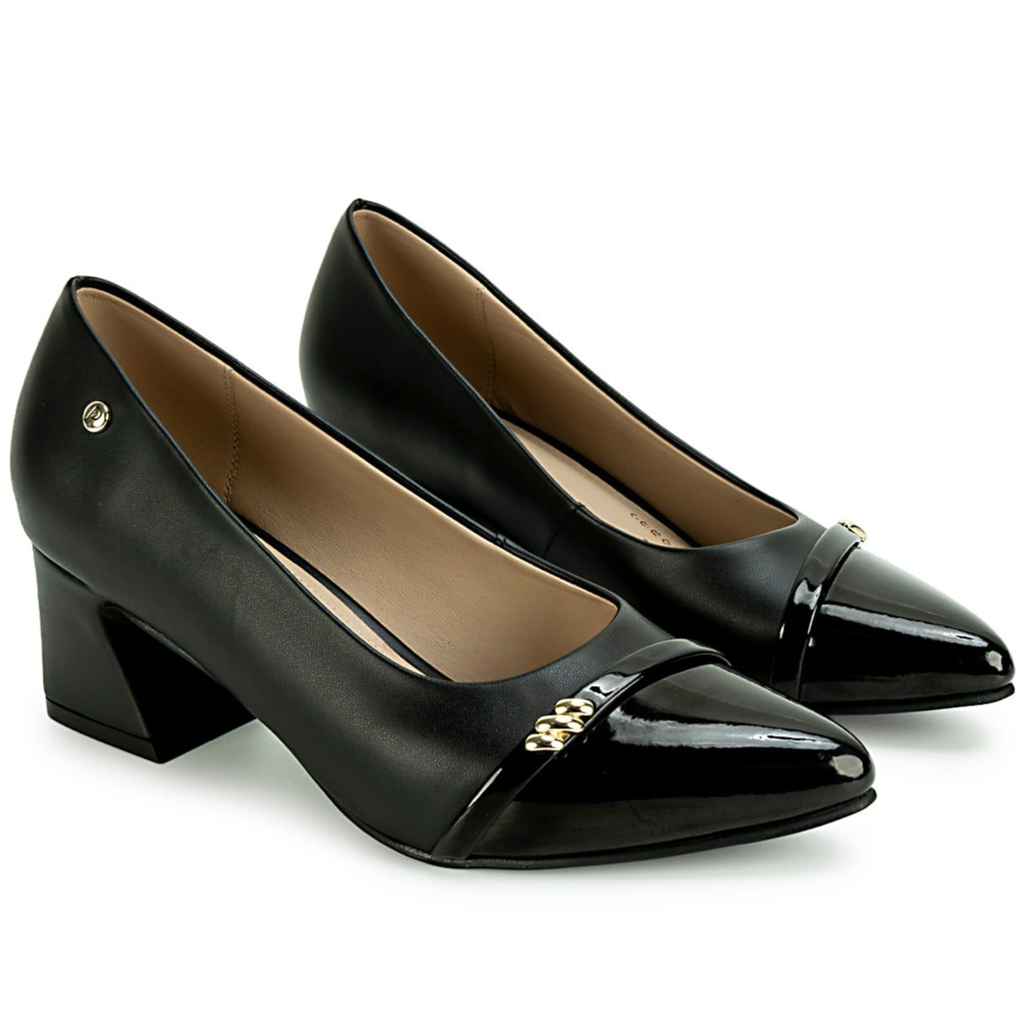 ZAPATO STILETTO CASUAL DON-2641 NEGRO PIAZZA - 4