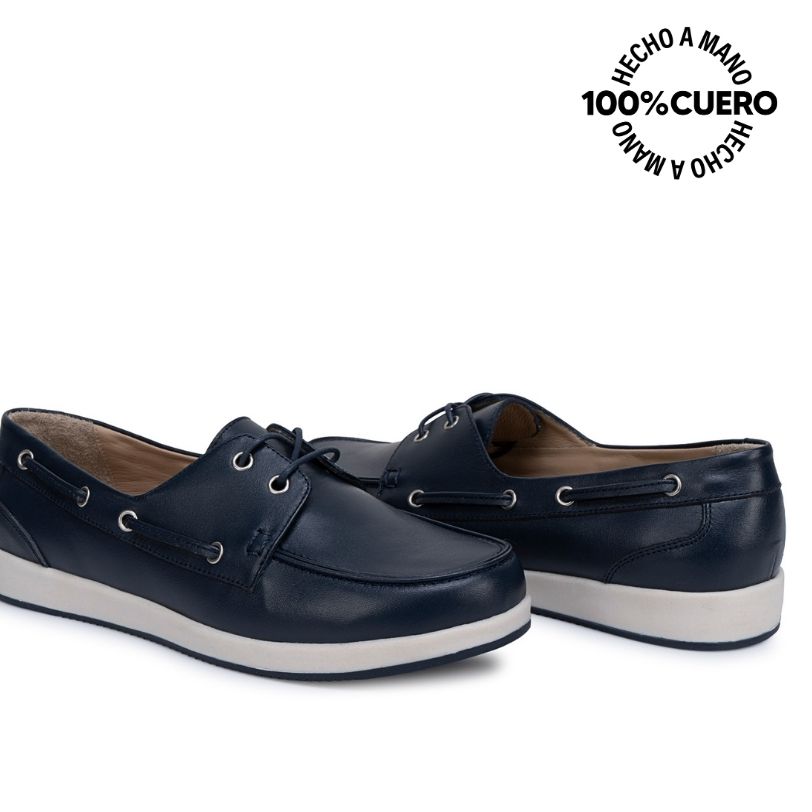 ZAPATO TOP SIDER AVE-2642 PATRIO/BL VIALE CUERO - 2