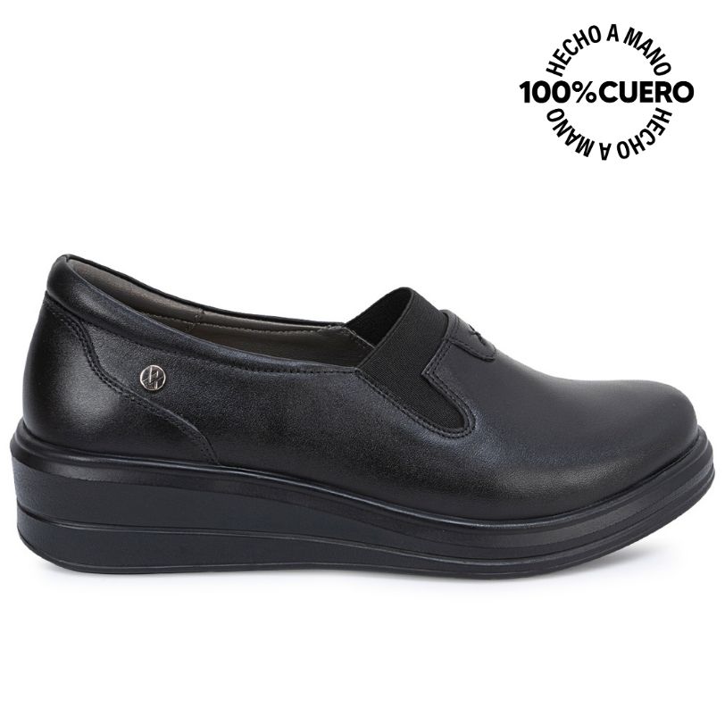 ZAPATO SLIP ON WIL-2629 NEGRO VIALE CUERO - 1