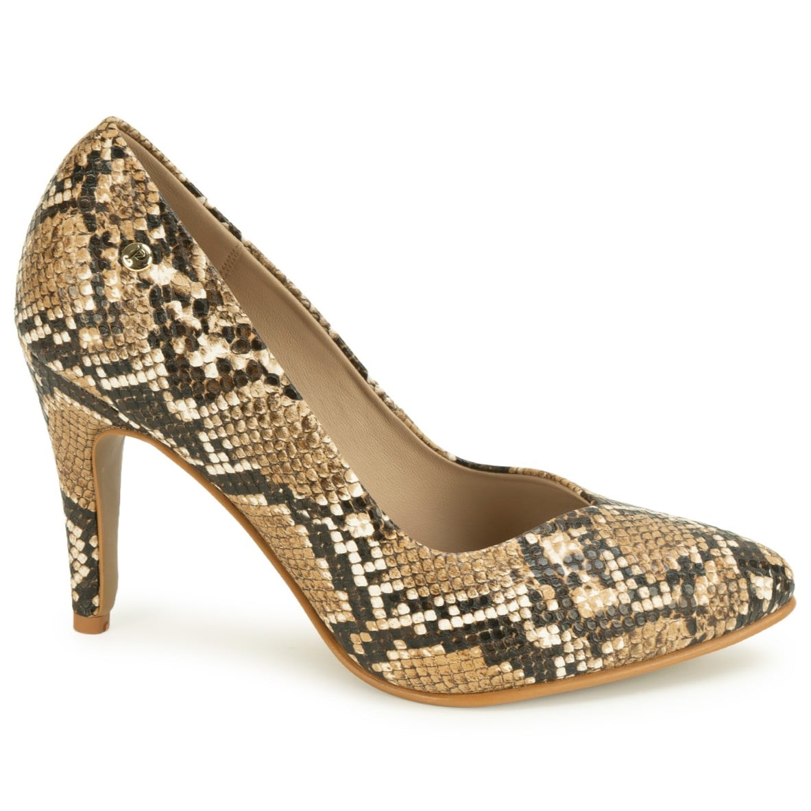 ZAPATO STILETTO DON-2638 PITON/CARAMELO PIAZZA - 1