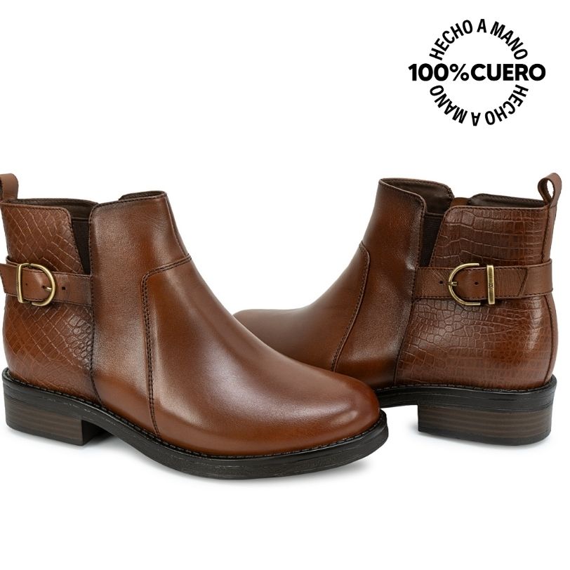 BOTIN JODHPUR SOFI-2644 TABACO VIALE CUERO - 2
