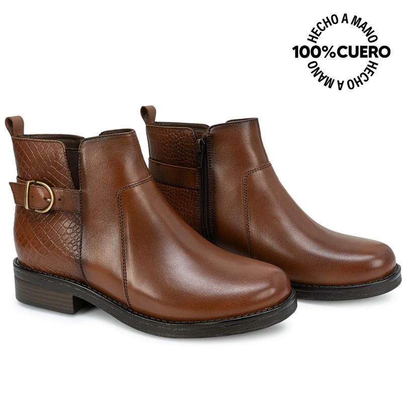 BOTIN JODHPUR SOFI-2644 TABACO VIALE CUERO - 4