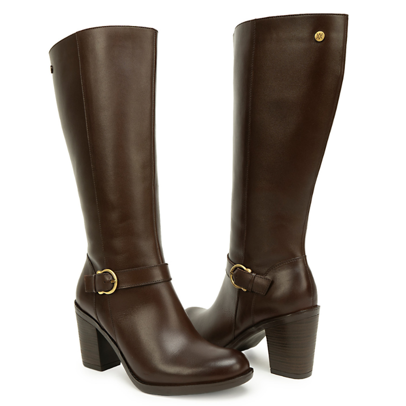 BOTA ALTA JODHPUR CASUAL FER-2629 CANELA VIALE CUERO - 3