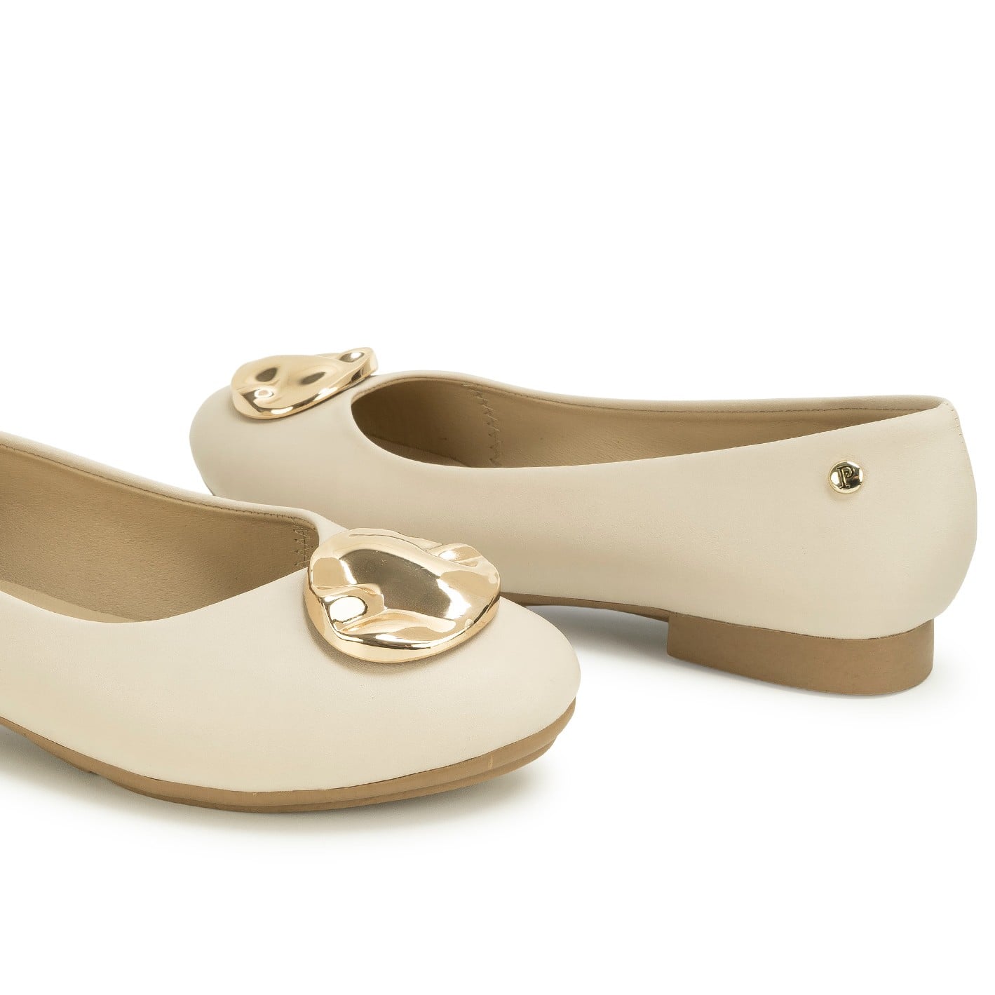ZAPATO BALLERINA ALAY-2612 HUESO PIAZZA - 2