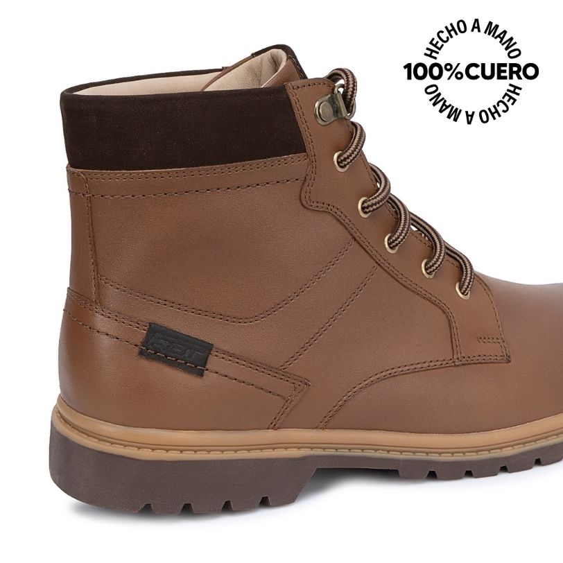 BOTIN DERBY ANGEL-2641 TOFFE RABBIT CUERO - 3