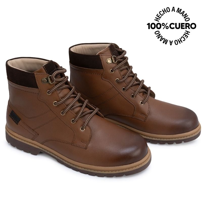 BOTIN DERBY ANGEL-2641 TOFFE RABBIT CUERO - 4