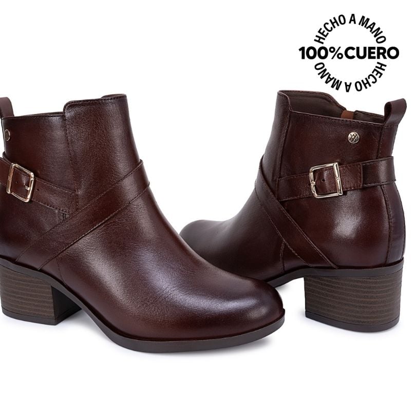 BOTIN JODHPUR FER-2603 ROBLE VIALE CUERO - 2