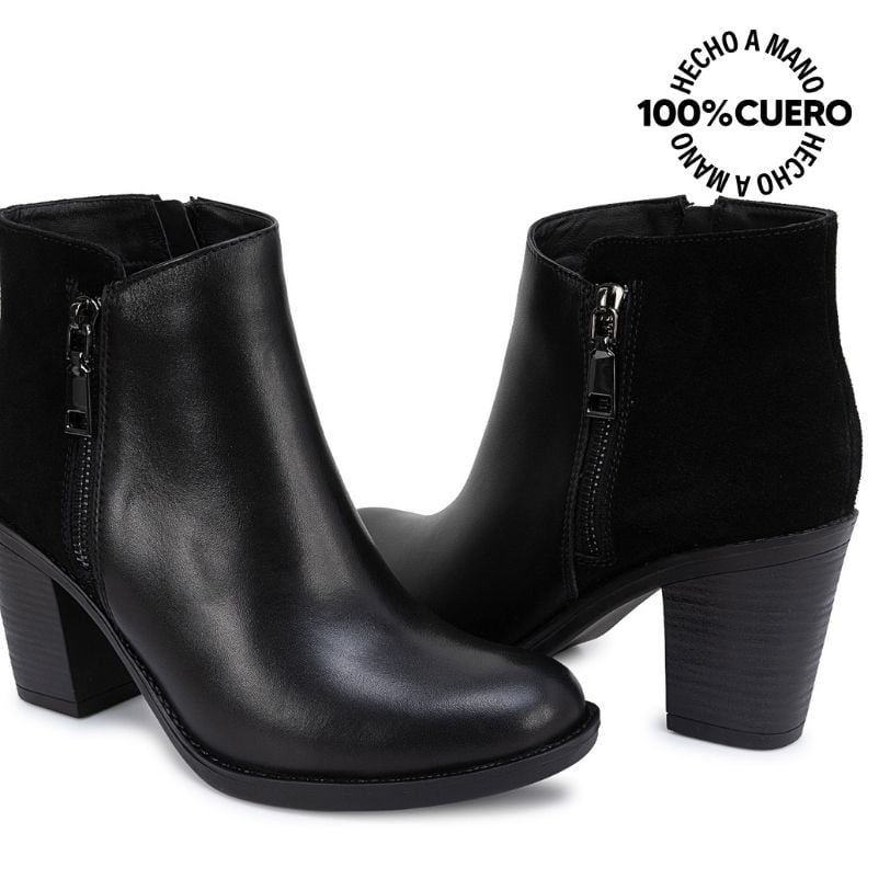BOTIN JODHPUR FER-2601 NEGRO VIALE CUERO - 2