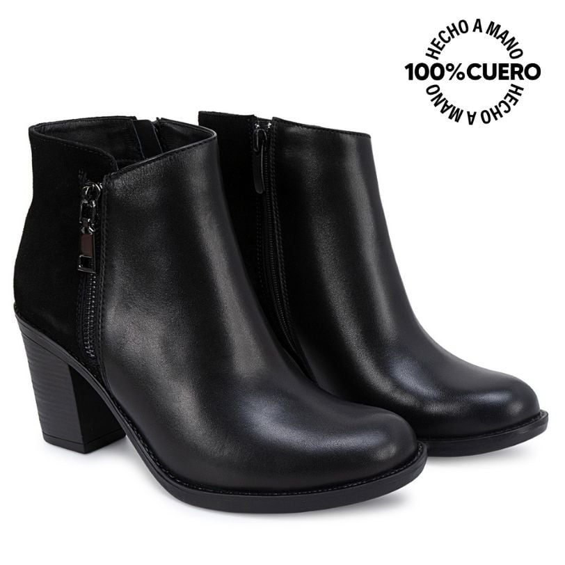 BOTIN JODHPUR FER-2601 NEGRO VIALE CUERO - 4