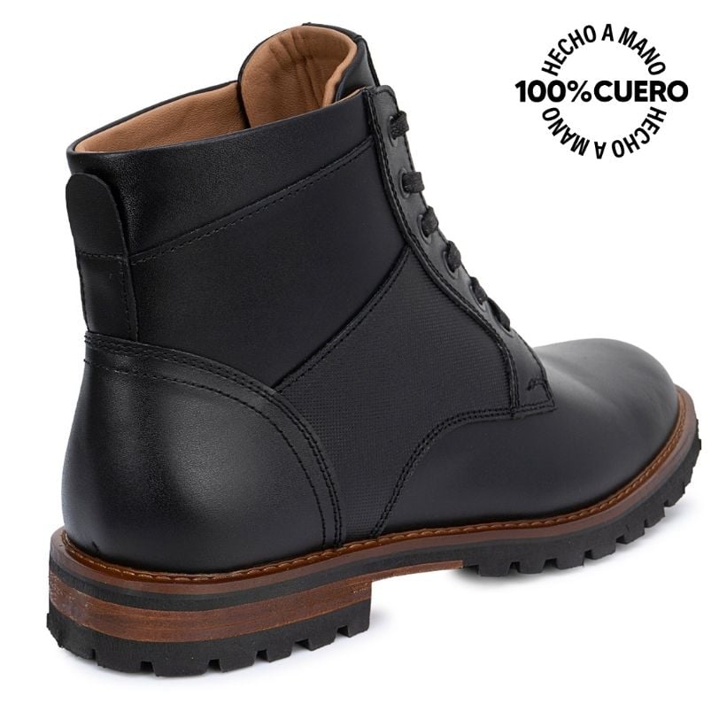 BOTIN DERBY RICARDO-2609 NEGRO VIALE HOMME CUERO - 3