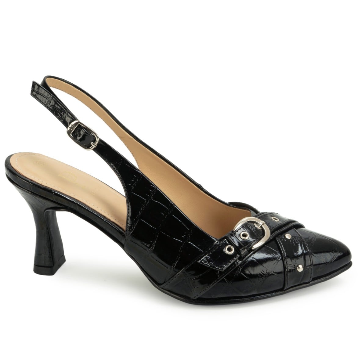 ZAPATO STILETTO MARC-2609 NEGRO PIAZZA - 1