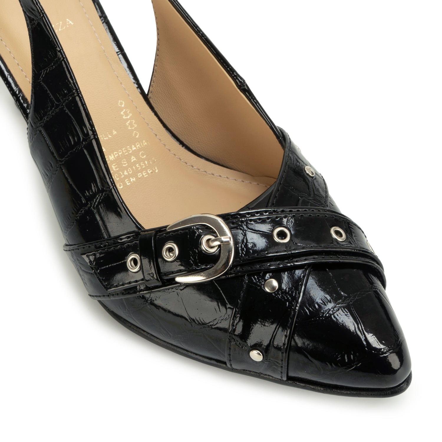 ZAPATO STILETTO MARC-2609 NEGRO PIAZZA - 3