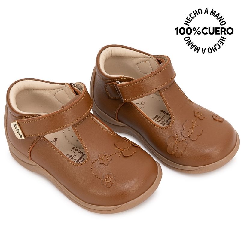 ZAPATO MARYJANE MIA-2618 NATURAL RABBIT CUERO - 4