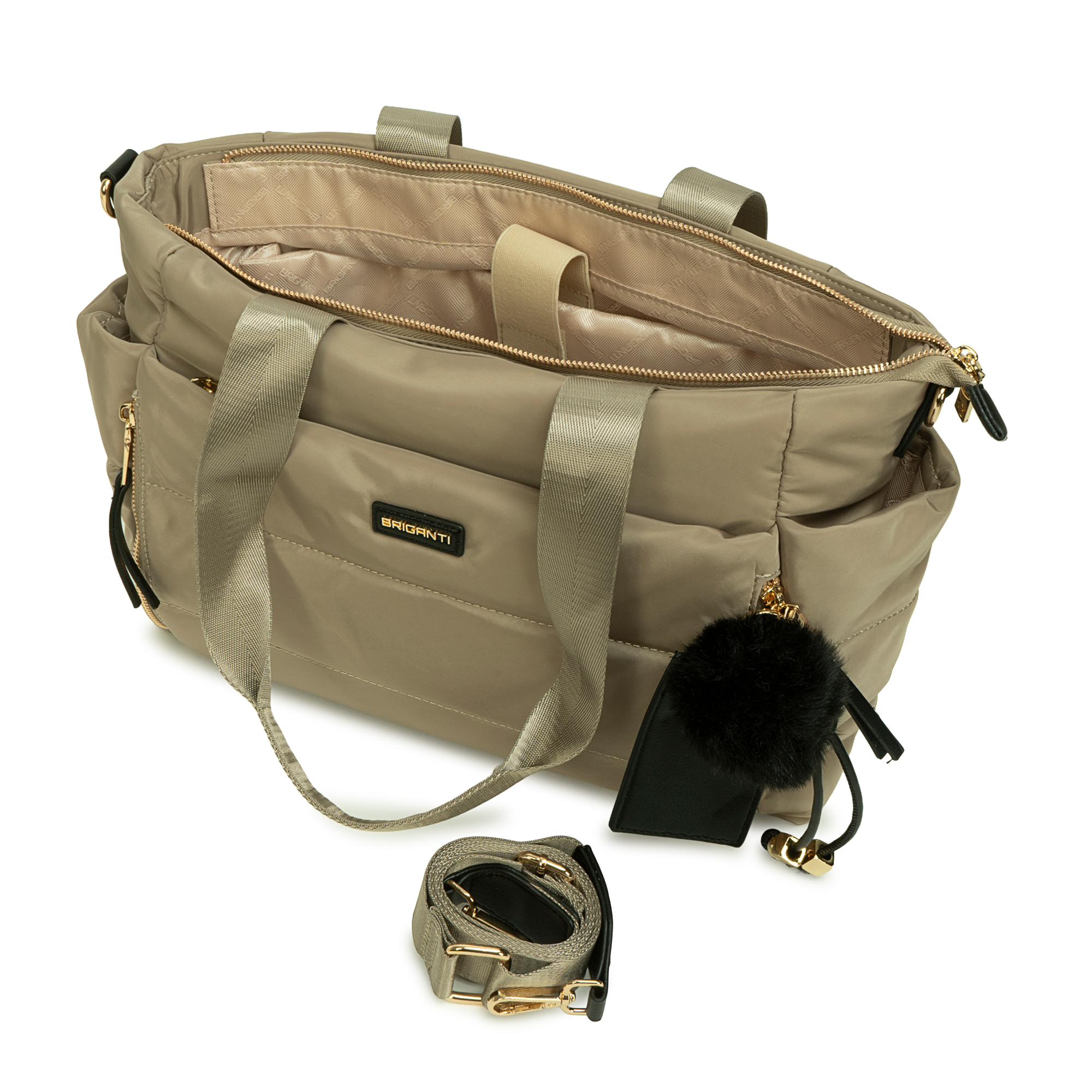CARTERA JUMBO TOTE SPORT BRI-CJ2626 TAUPE BRIGANTI - 4