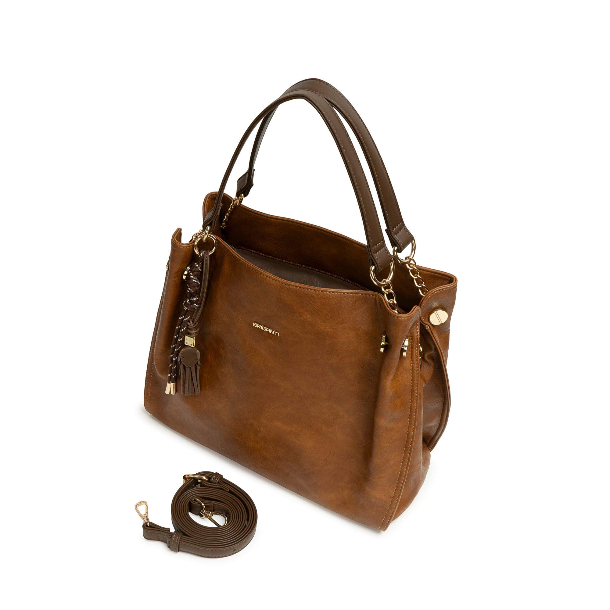 CARTERA JUMBO HOBO BRI-CJ2623 MARRON BRIGANTI - 4