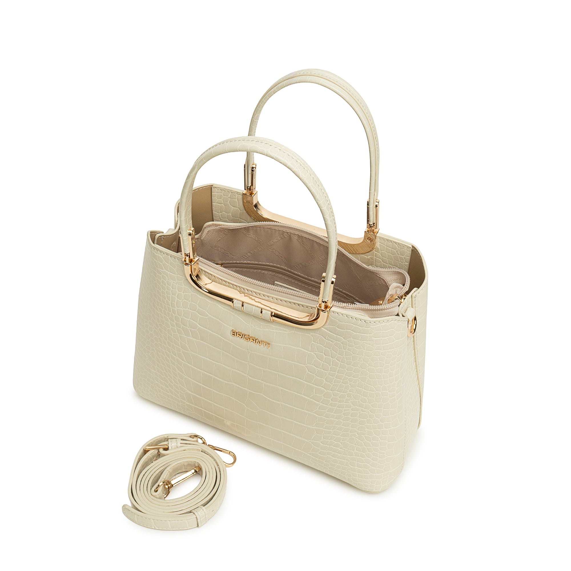 CARTERA SMALL SATCHEL BRI-CS2620 BLANCO SOF BRIGANTI - 4