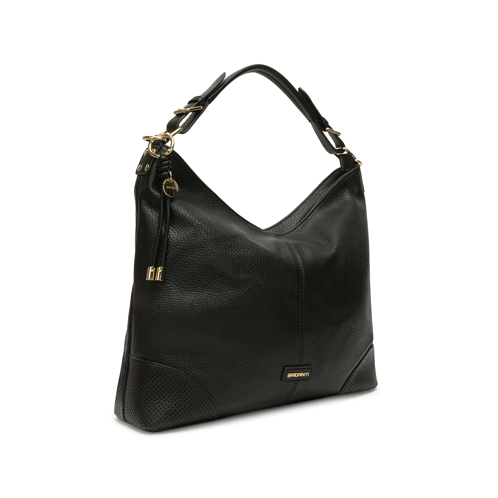 CARTERA JUMBO HOBO BRI-CJ2624 NEGRO BRIGANTI - 3