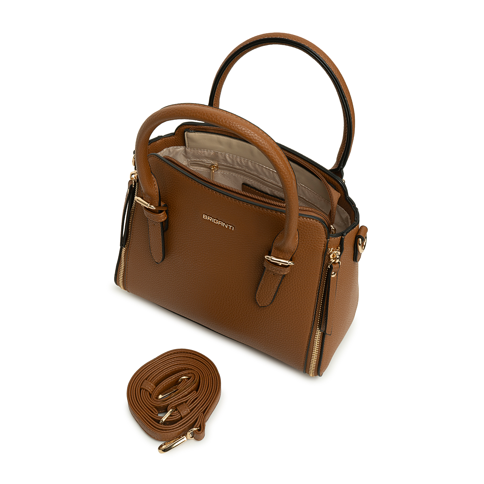 CARTERA SMALL SATCHEL BRI-CS2621 NATURAL BRIGANTI - 4