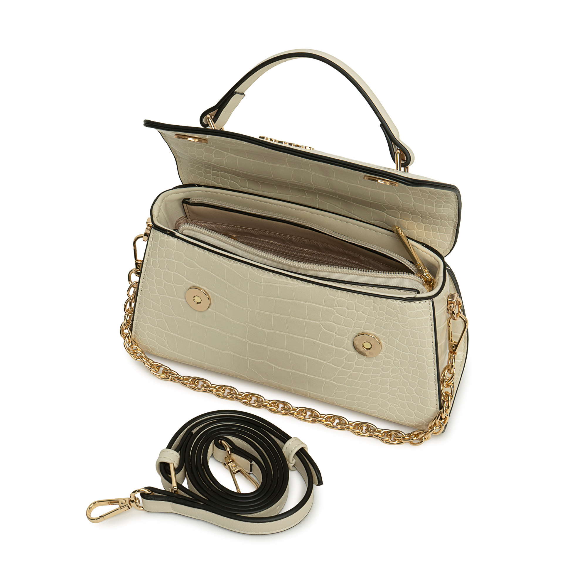 CARTERA MINI SATCHEL BRI-CM2623 BLAN/OFF BRIGANTI - 4