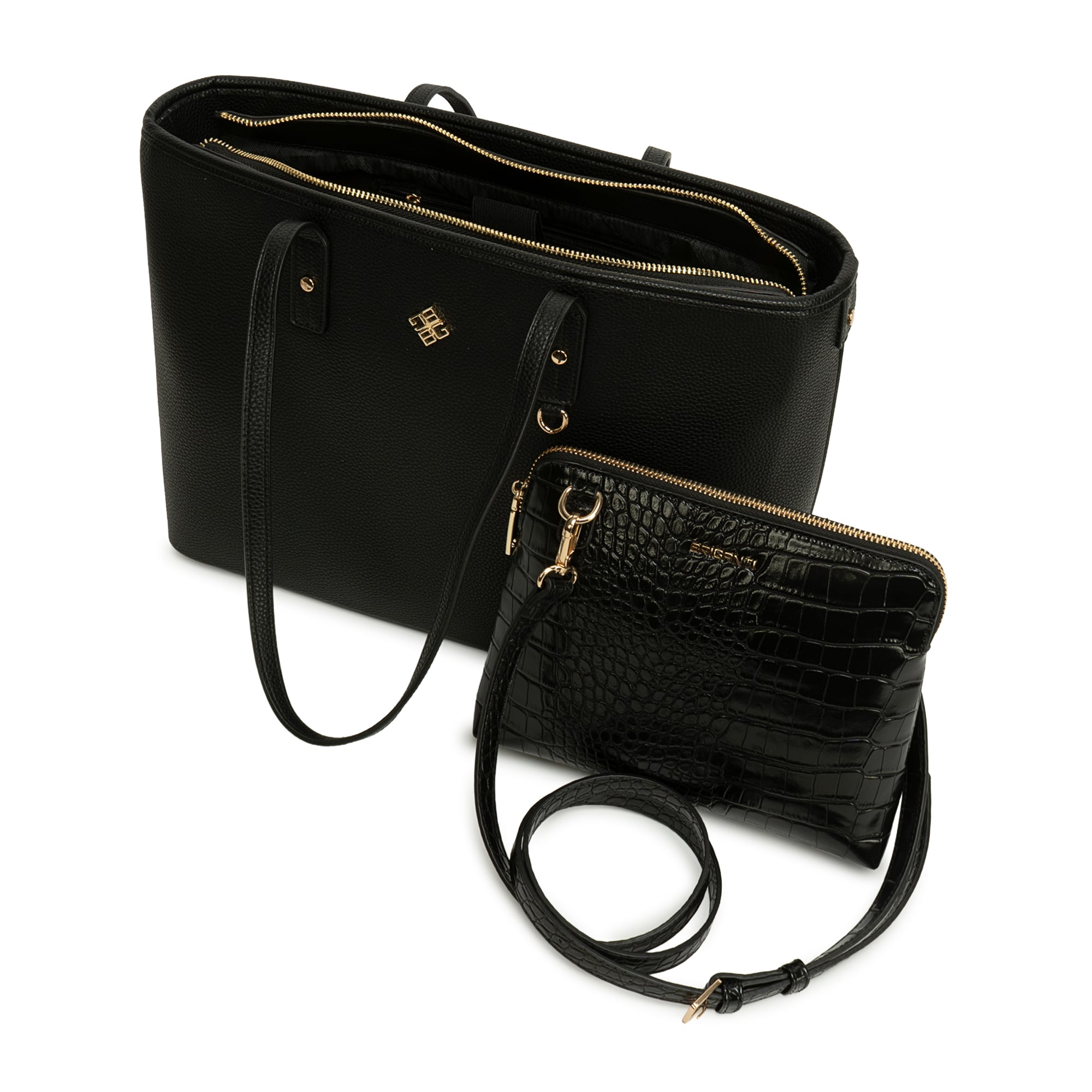 CARTERA JUMBO TOTE BRI-CJ2621 NEGRO BRIGANTI - 4