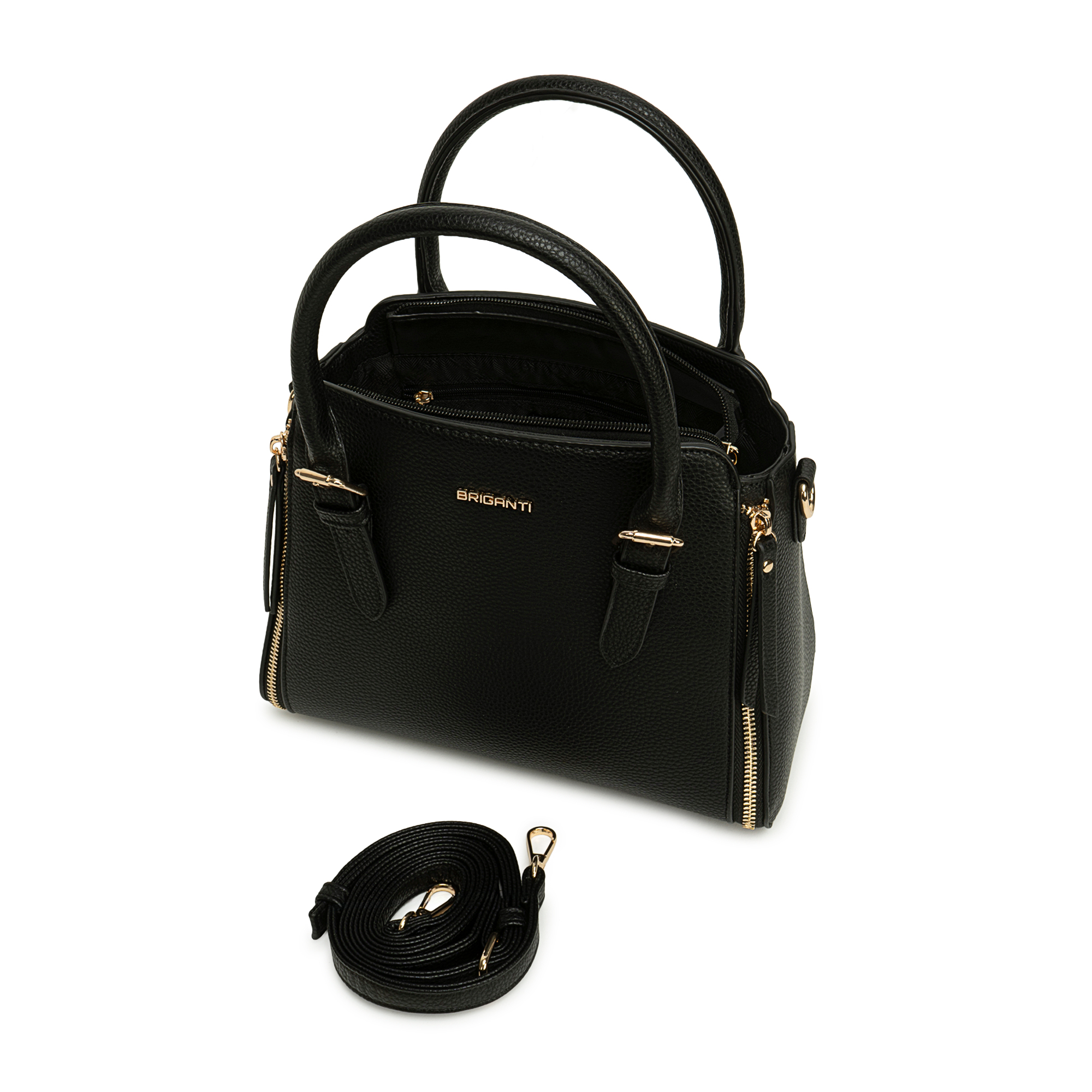 CARTERA SMALL SATCHEL BRI-CS2621 NEGRO BRIGANTI - 4