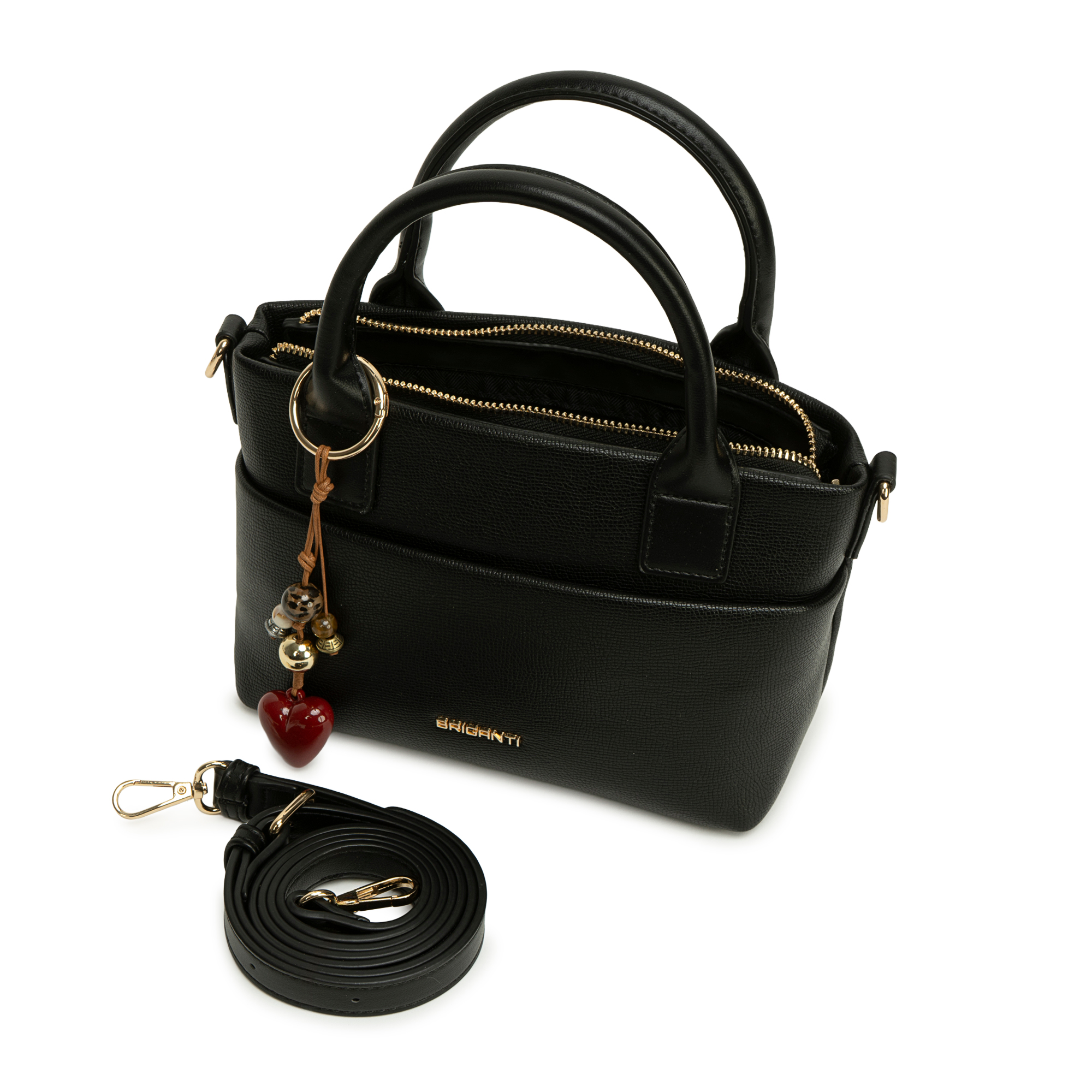 CARTERA MINI SATCHEL BRI-CM2609 NEGRO BRIGANTI - 4